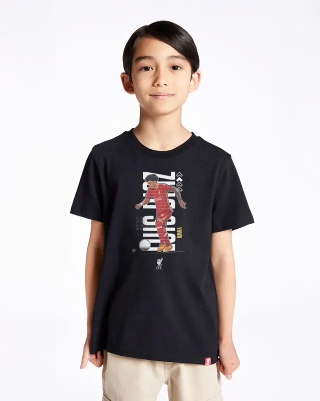 Liverpool Football Kits Shop - LFC 24/25 Juniors Luis Díaz Tee Black Official Liverpool Third Kits & Football Shirts