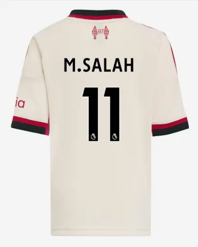 Liverpool Football Kits Shop - LFC adidas Kids 25/26 Away Mini Kit – 11 – Mohamed Salah Official Liverpool Third Kits & Football Shirts