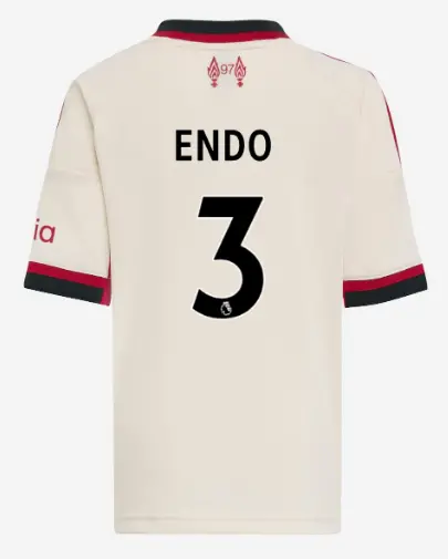 Liverpool Football Kits Shop - LFC adidas Kids 25/26 Away Mini Kit – 3 – Wataru Endo Official Liverpool Third Kits & Football Shirts