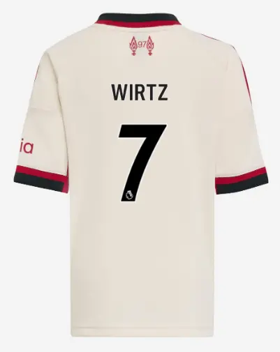 Liverpool Football Kits Shop - LFC adidas Kids 25/26 Away Mini Kit – 7 – Florian Wirtz Official Liverpool Third Kits & Football Shirts