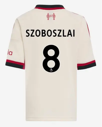 Liverpool Football Kits Shop - LFC adidas Kids 25/26 Away Mini Kit – 8 – Dominik Szoboszlai Official Liverpool Third Kits & Football Shirts
