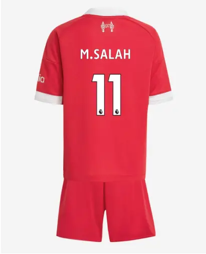 Liverpool Football Kits Shop - LFC adidas Kids 25/26 Home Mini Kit – 11 – Mohamed Salah Official Liverpool Third Kits & Football Shirts