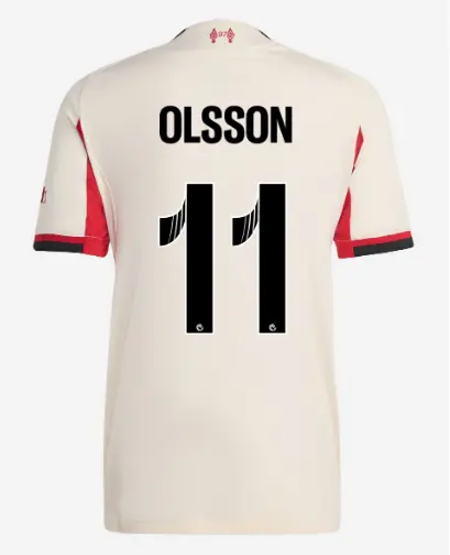 Liverpool Football Kits Shop - LFC adidas Mens 25/26 Authentic Away Jersey – 11 – Beata Olsson Official Liverpool Third Kits & Football Shirts
