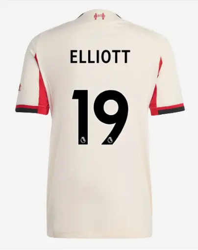 Liverpool Football Kits Shop - LFC adidas Mens 25/26 Authentic Away Jersey – 19 – Harvey Elliott Official Liverpool Third Kits & Football Shirts