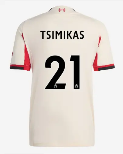 Liverpool Football Kits Shop - LFC adidas Mens 25/26 Authentic Away Jersey – 21 – Kostas Tsimikas Official Liverpool Third Kits & Football Shirts
