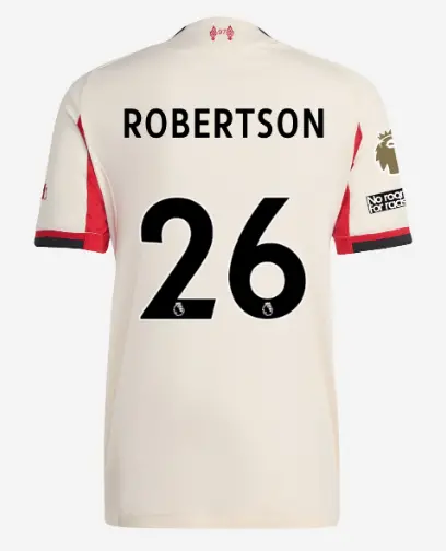 Liverpool Football Kits Shop - LFC adidas Mens 25/26 Authentic Away Jersey – 26 – Andy Robertson – Premier League Official Liverpool Third Kits & Football Shirts