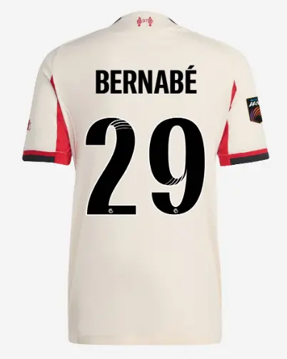 Liverpool Football Kits Shop - LFC adidas Mens 25/26 Authentic Away Jersey – 29 – Alejandra Bernabe – Womens Super League Official Liverpool Third Kits & Football Shirts