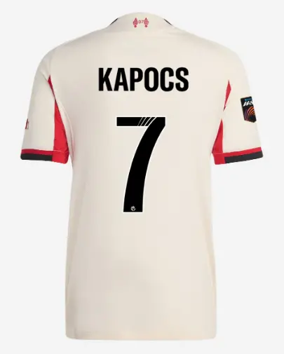 Liverpool Football Kits Shop - LFC adidas Mens 25/26 Authentic Away Jersey – 7 – Cornelia Kapocs – Womens Super League Official Liverpool Third Kits & Football Shirts