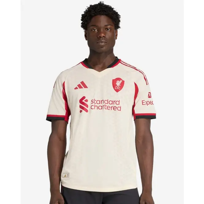 Liverpool Football Kits Shop - LFC adidas Mens 25/26 Authentic Away Jersey With Custom Printing Official Liverpool Third Kits & Football Shirts