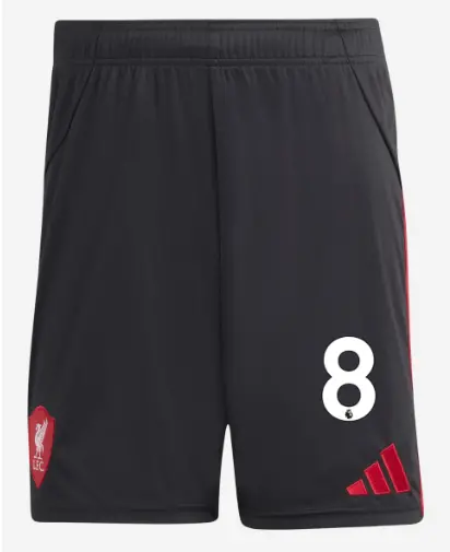 Liverpool Football Kits Shop - LFC adidas Mens 25/26 Authentic Away Shorts – 8 – Dominik Szoboszlai Official Liverpool Third Kits & Football Shirts