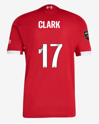 Liverpool Football Kits Shop - LFC adidas Mens 25/26 Authentic Home Jersey – 17 – Jenna Clark – Womens Super League Patch Official Liverpool Third Kits & Football Shirts