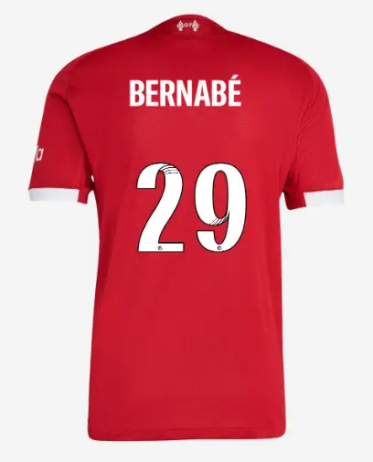 Liverpool Football Kits Shop - LFC adidas Mens 25/26 Authentic Home Jersey – 29 – Alejandra Bernabe Official Liverpool Third Kits & Football Shirts