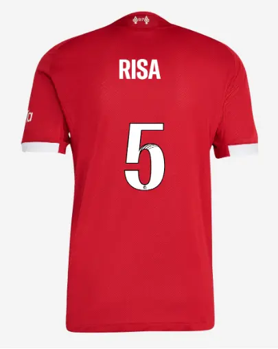 Liverpool Football Kits Shop - LFC adidas Mens 25/26 Authentic Home Jersey – 5 – Risa Shimizu Official Liverpool Third Kits & Football Shirts