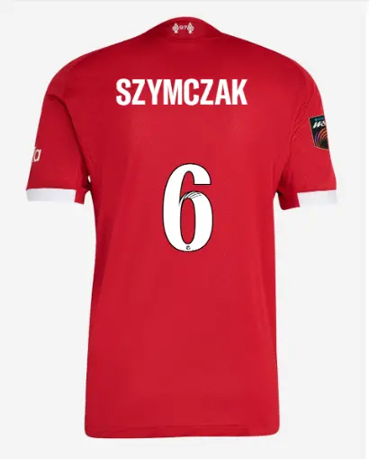 Liverpool Football Kits Shop - LFC adidas Mens 25/26 Authentic Home Jersey – 6 – Emilia Szymczak – Womens Super League Patch Official Liverpool Third Kits & Football Shirts