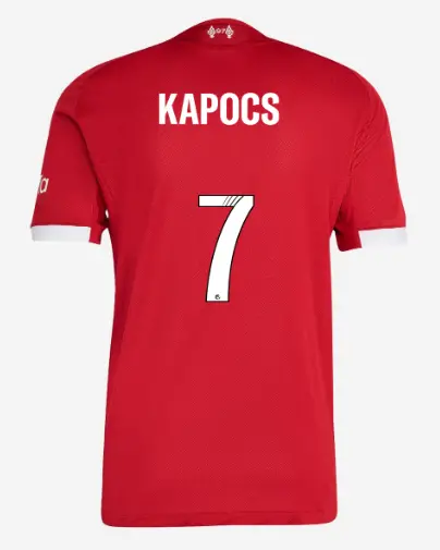 Liverpool Football Kits Shop - LFC adidas Mens 25/26 Authentic Home Jersey – 7 – Cornelia Kapocs Official Liverpool Third Kits & Football Shirts