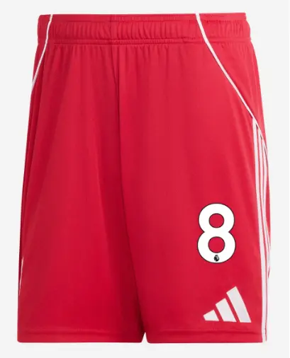 Liverpool Football Kits Shop - LFC adidas Mens 25/26 Authentic Home Shorts – 8 – Dominik Szoboszlai Official Liverpool Third Kits & Football Shirts