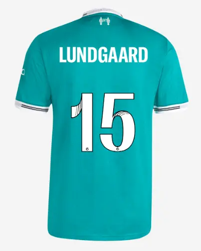 Liverpool Football Kits Shop - LFC adidas Mens 25/26 Authentic Third Short Sleeve Jersey – 15 – Sofie Lundgaard Official Liverpool Third Kits & Football Shirts