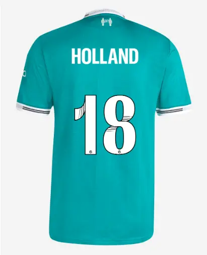 Liverpool Football Kits Shop - LFC adidas Mens 25/26 Authentic Third Short Sleeve Jersey – 18 – Ceri Holland Official Liverpool Third Kits & Football Shirts