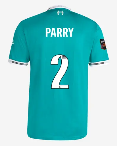 Liverpool Football Kits Shop - LFC adidas Mens 25/26 Authentic Third Short Sleeve Jersey – 2 – Lucy Parry – Womens Super League Official Liverpool Third Kits & Football Shirts