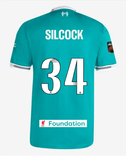 Liverpool Football Kits Shop - LFC adidas Mens 25/26 Authentic Third Short Sleeve Jersey – 34 – Hannah Silcock – LFC Foundation Patch Official Liverpool Third Kits & Football Shirts