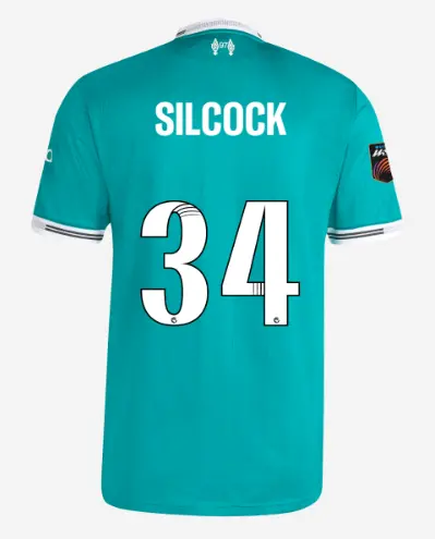 Liverpool Football Kits Shop - LFC adidas Mens 25/26 Authentic Third Short Sleeve Jersey – 34 – Hannah Silcock – Womens Super League Official Liverpool Third Kits & Football Shirts