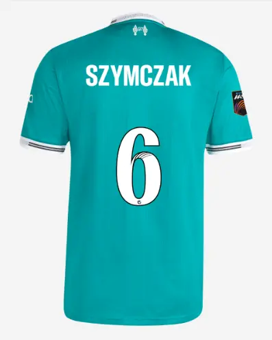 Liverpool Football Kits Shop - LFC adidas Mens 25/26 Authentic Third Short Sleeve Jersey – 6 – Emilia Szymczak – Womens Super League Official Liverpool Third Kits & Football Shirts