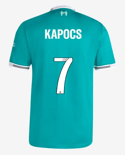 Liverpool Football Kits Shop - LFC adidas Mens 25/26 Authentic Third Short Sleeve Jersey – 7 – Cornelia Kapocs Official Liverpool Third Kits & Football Shirts