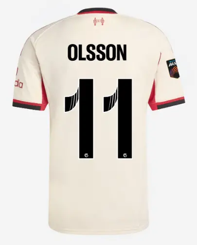 Liverpool Football Kits Shop - LFC adidas Mens 25/26 Away Jersey – 11 – Beata Olsson – Womens Super League Official Liverpool Third Kits & Football Shirts