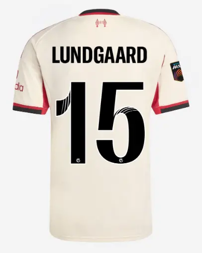 Liverpool Football Kits Shop - LFC adidas Mens 25/26 Away Jersey – 15 – Sofie Lundgaard – Womens Super League Official Liverpool Third Kits & Football Shirts