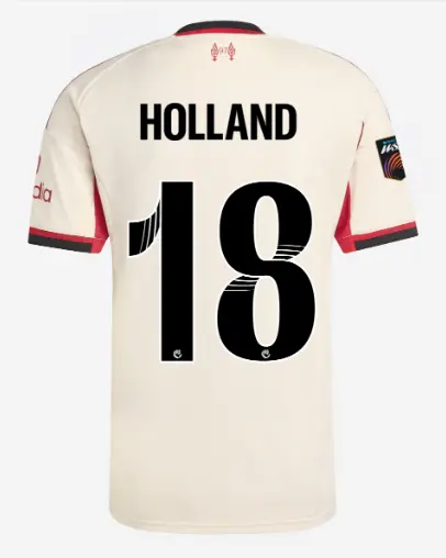 Liverpool Football Kits Shop - LFC adidas Mens 25/26 Away Jersey – 18 – Ceri Holland – Womens Super League Official Liverpool Third Kits & Football Shirts