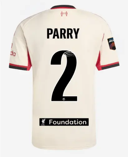 Liverpool Football Kits Shop - LFC adidas Mens 25/26 Away Jersey – 2 – Lucy Parry – LFC Foundation Patch Official Liverpool Third Kits & Football Shirts