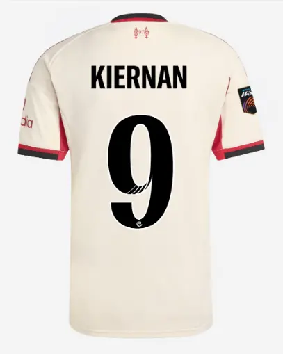 Liverpool Football Kits Shop - LFC adidas Mens 25/26 Away Jersey – 9 – Leanne Kiernan – Womens Super League Official Liverpool Third Kits & Football Shirts