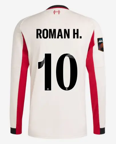 Liverpool Football Kits Shop - LFC adidas Mens 25/26 Away Long Sleeve Jersey – 10 – Sophie Roman Haug – Womens Super League Official Liverpool Third Kits & Football Shirts