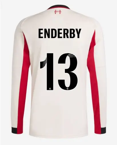 Liverpool Football Kits Shop - LFC adidas Mens 25/26 Away Long Sleeve Jersey – 13 – Mia Enderby Official Liverpool Third Kits & Football Shirts