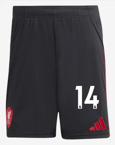 Liverpool Football Kits Shop - LFC adidas Mens 25/26 Away Shorts – 14 – Federico Chiesa Official Liverpool Third Kits & Football Shirts