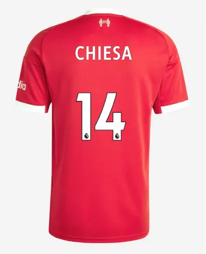Liverpool Football Kits Shop - LFC adidas Mens 25/26 Home Jersey – 14 – Federico Chiesa Official Liverpool Third Kits & Football Shirts
