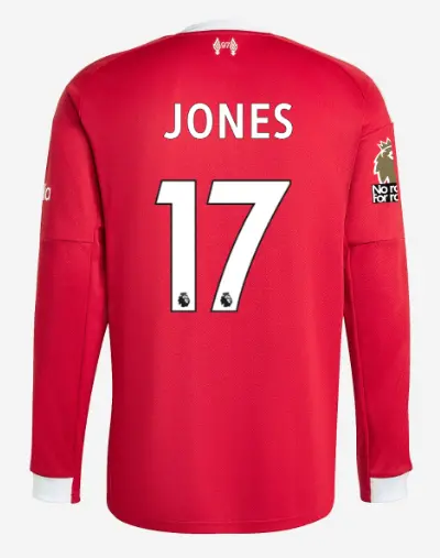 Liverpool Football Kits Shop - LFC adidas Mens 25/26 Home Long Sleeve Jersey – 17 – Curtis Jones – Premier League Official Liverpool Third Kits & Football Shirts
