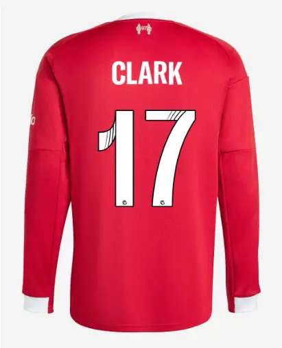 Liverpool Football Kits Shop - LFC adidas Mens 25/26 Home Long Sleeve Jersey – 17 – Jenna Clark Official Liverpool Third Kits & Football Shirts
