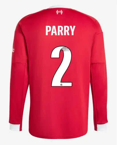Liverpool Football Kits Shop - LFC adidas Mens 25/26 Home Long Sleeve Jersey – 2 – Lucy Parry Official Liverpool Third Kits & Football Shirts