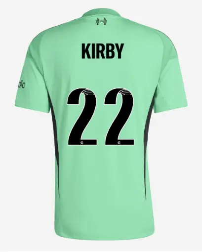 Liverpool Football Kits Shop - LFC adidas Mens 25/26 Home Short Sleeve Goalkeeper Jersey – 22 – Faye Kirby Official Liverpool Third Kits & Football Shirts