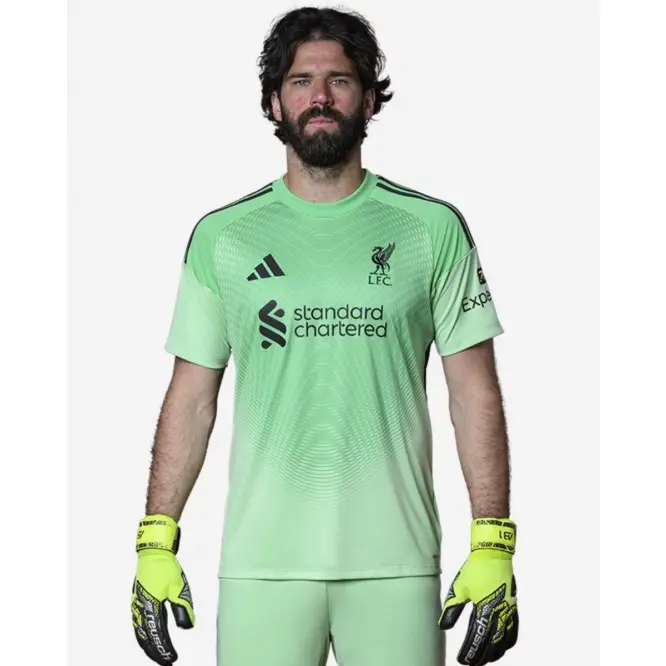 Liverpool Football Kits Shop - LFC adidas Mens 25/26 Home Short Sleeve Goalkeeper Jersey With Custom Printing Official Liverpool Third Kits & Football Shirts