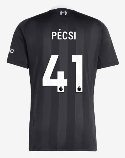 Liverpool Football Kits Shop - LFC adidas Mens 25/26 Third Short Sleeve Goalkeeper Jersey – 41 – Armin Pecsi Official Liverpool Third Kits & Football Shirts