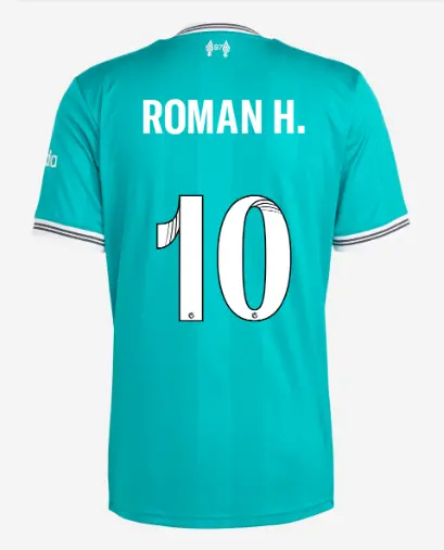 Liverpool Football Kits Shop - LFC adidas Mens 25/26 Third Short Sleeve Jersey – 10 – Sophie Roman Haug Official Liverpool Third Kits & Football Shirts