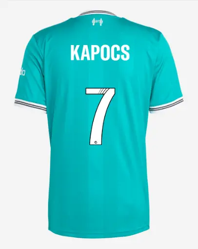 Liverpool Football Kits Shop - LFC adidas Mens 25/26 Third Short Sleeve Jersey – 7 – Cornelia Kapocs Official Liverpool Third Kits & Football Shirts