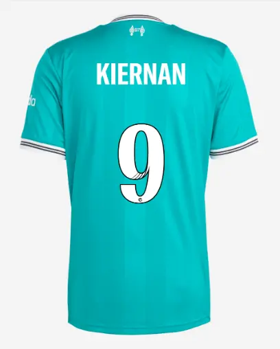 Liverpool Football Kits Shop - LFC adidas Mens 25/26 Third Short Sleeve Jersey – 9 – Leanne Kiernan Official Liverpool Third Kits & Football Shirts
