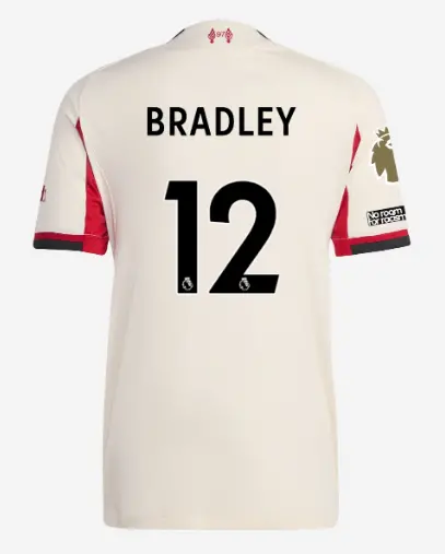 Liverpool Football Kits Shop - LFC adidas Womens 25/26 Authentic Away Jersey – 12 – Conor Bradley – Premier League Official Liverpool Third Kits & Football Shirts