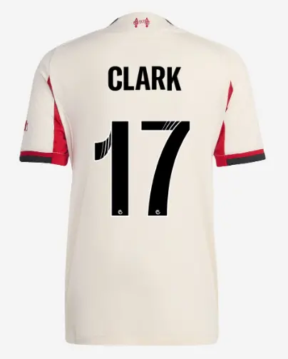 Liverpool Football Kits Shop - LFC adidas Womens 25/26 Authentic Away Jersey – 17 – Jenna Clark Official Liverpool Third Kits & Football Shirts