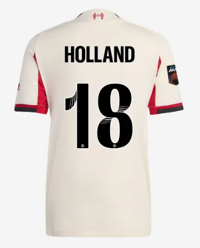 Liverpool Football Kits Shop - LFC adidas Womens 25/26 Authentic Away Jersey – 18 – Ceri Holland – Womens Super League Official Liverpool Third Kits & Football Shirts