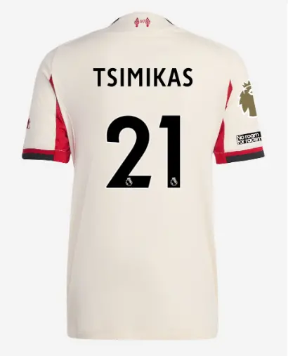 Liverpool Football Kits Shop - LFC adidas Womens 25/26 Authentic Away Jersey – 21 – Kostas Tsimikas – Premier League Official Liverpool Third Kits & Football Shirts