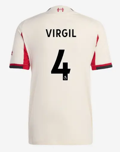 Liverpool Football Kits Shop - LFC adidas Womens 25/26 Authentic Away Jersey – 4 – Virgil Van Dijk Official Liverpool Third Kits & Football Shirts